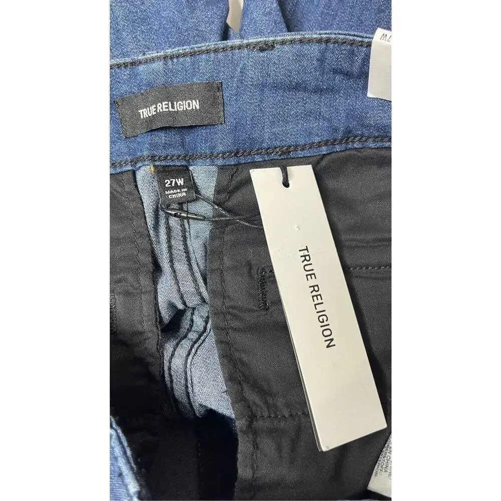 True Religion Mens Relaxed‎ Taper Logan Denim Shorts Pants Size 27 New